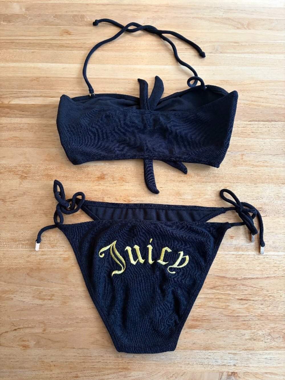 Juicy Bikini Black Label Halter Set